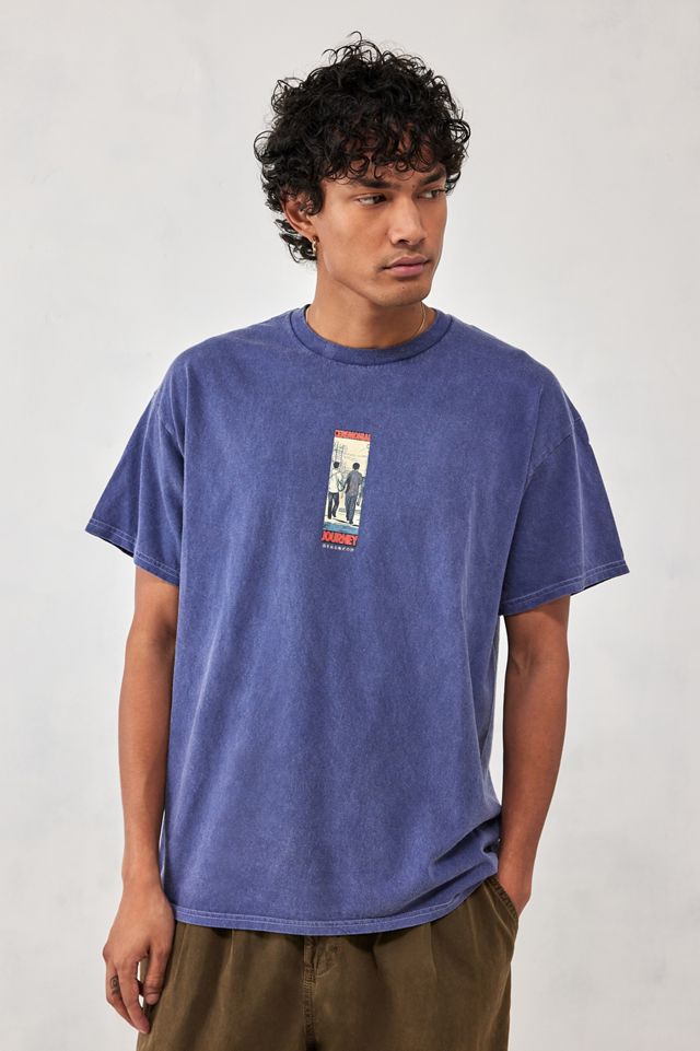 T-shirt UO Navy Kyoto Town #1