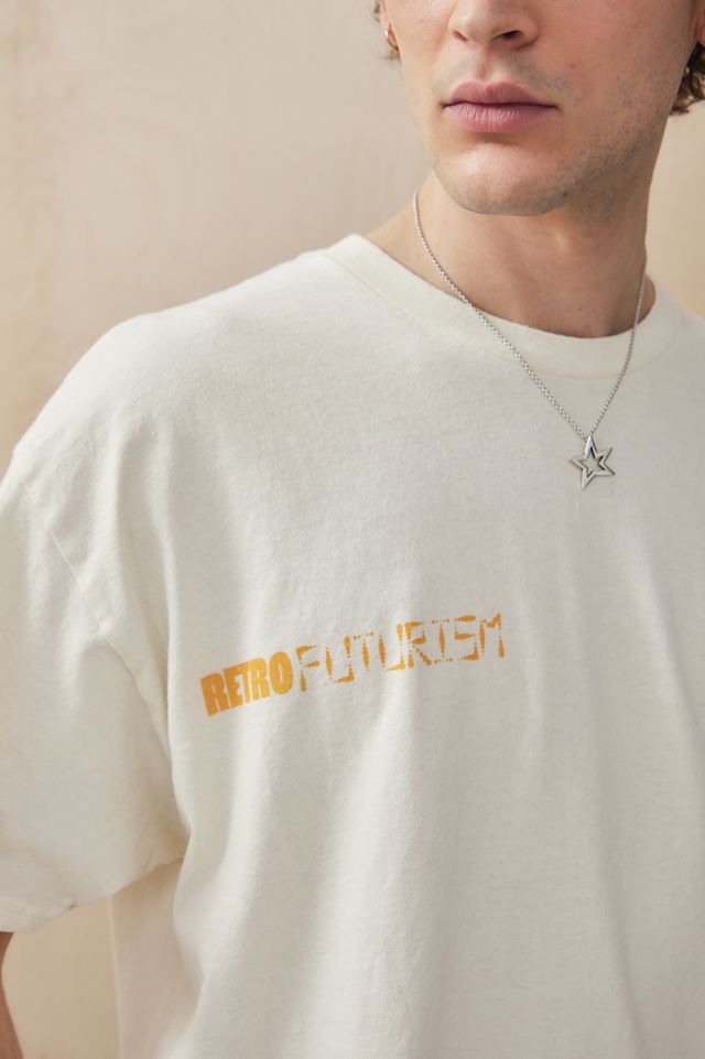 UO Ecru New Tech Soundwave T-Shirt  #2