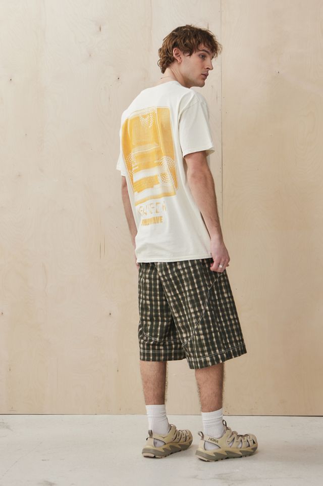 UO Ecru New Tech Soundwave T-Shirt  #3