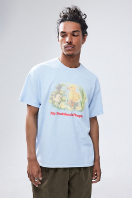 T-Shirt Uomo Urban Backwoods 'All Problems Can Be Solved' | Maglietta Premium In Cotone Combed 160 G/m² | Regular Fit Taglie S-XXXXXL
