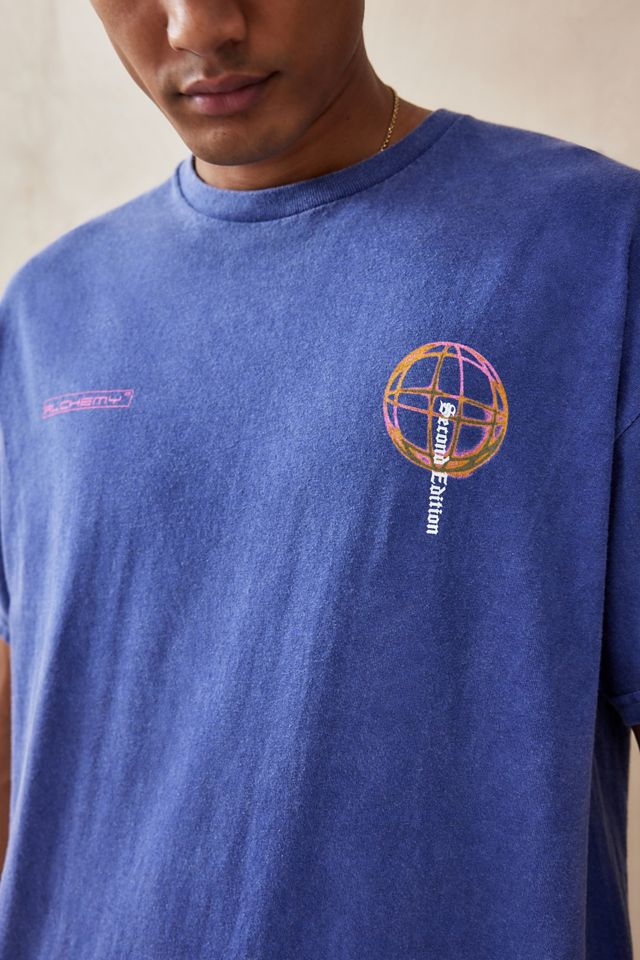UO Blue Alchemy Skate T-Shirt #3