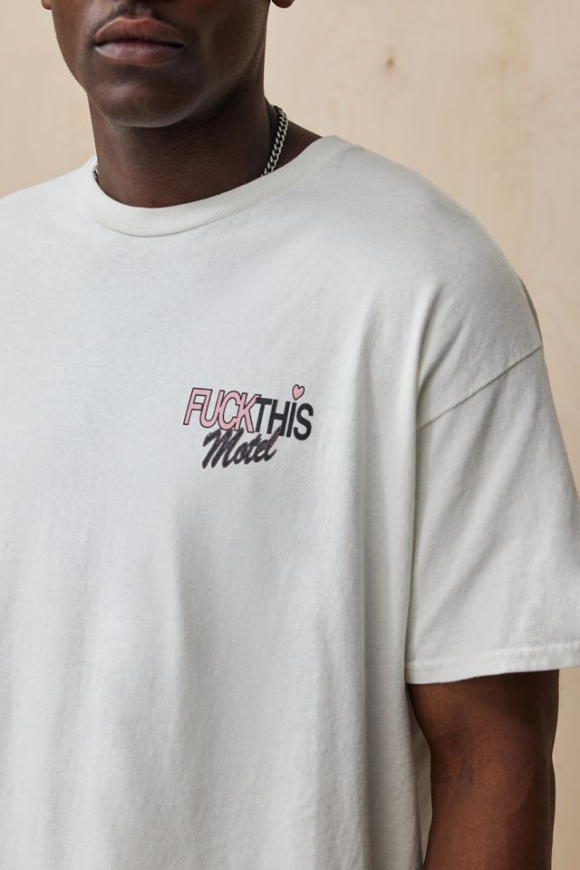 UO Weißes F*ck This T-Shirt #1