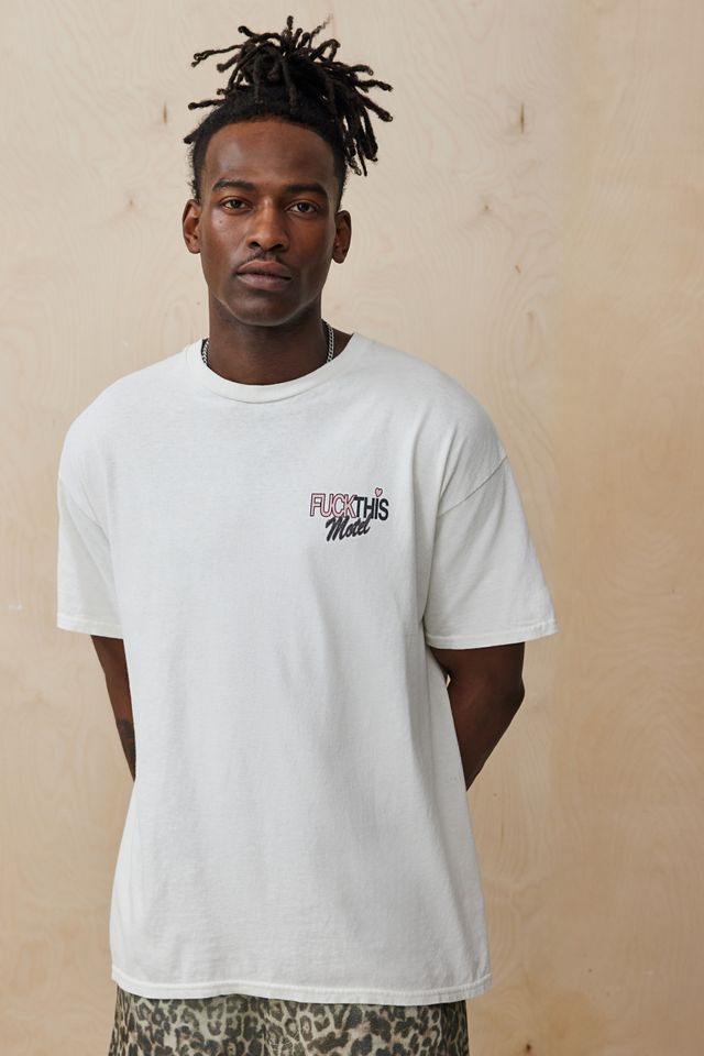 UO Weißes F*ck This T-Shirt #3