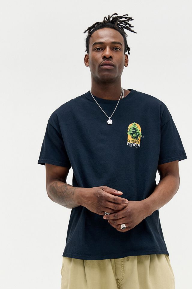 UO Schwarz Gehirn Baum T-Shirt #1