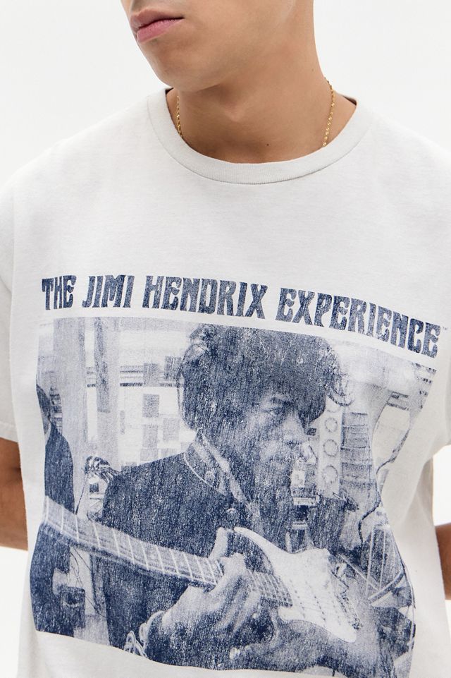 T-shirt Jimi Hendrix Ghost – Bianca – Taglia Unica Adulti – Maglietta Ufficiale