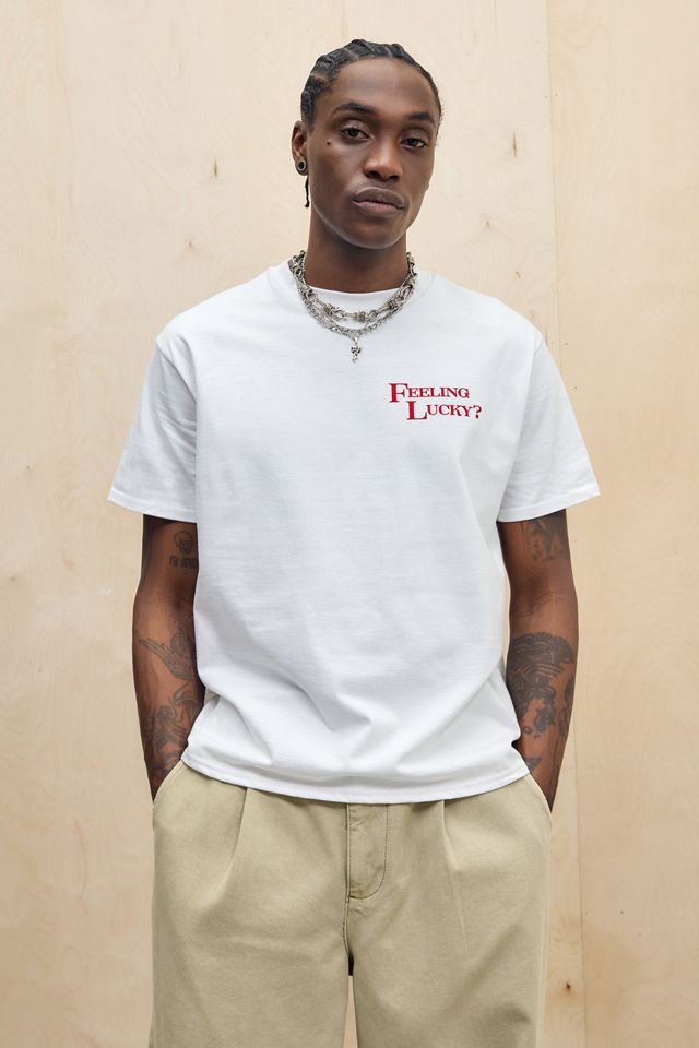 UO White Feeling Lucky T-Shirt #2