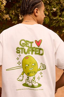 UO Olive Get Stuffed T-Shirt
