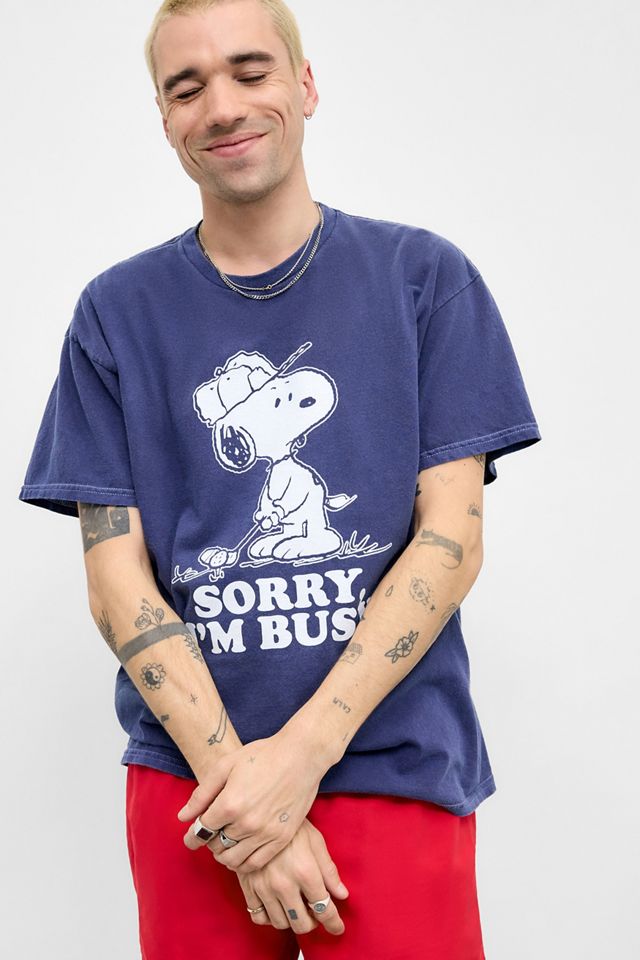 UO Navy Snoopy T-Shirt #1