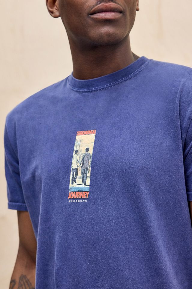 T-shirt UO Kyoto bleu marine #2