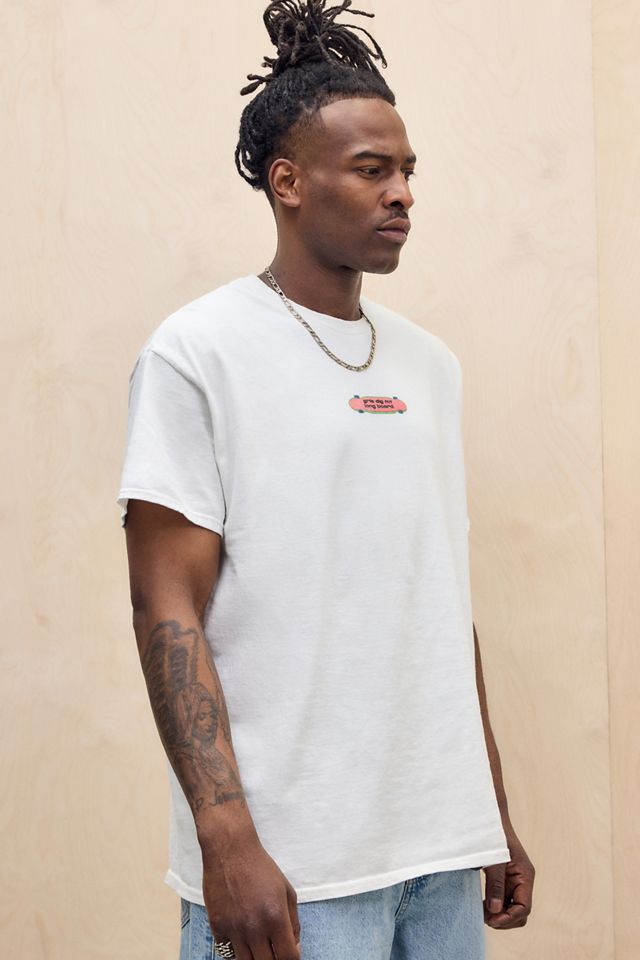 UO Weißes Longboard T-Shirt #3