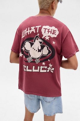 T-shirt UO What The Cluck