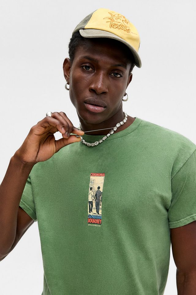UO Grünes Kyoto T-Shirt #5