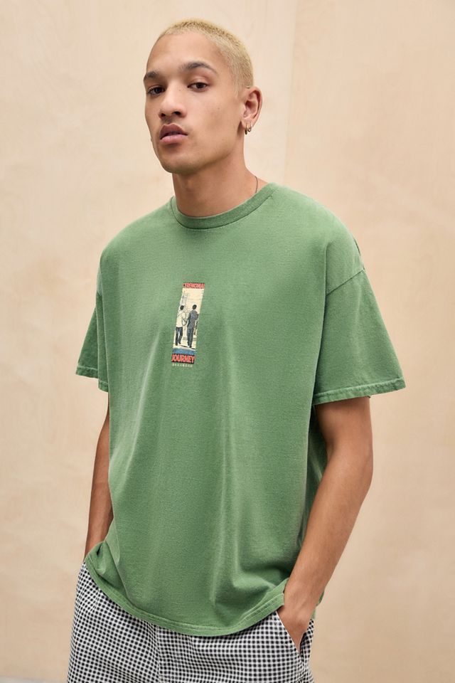 UO Grünes Kyoto T-Shirt #1