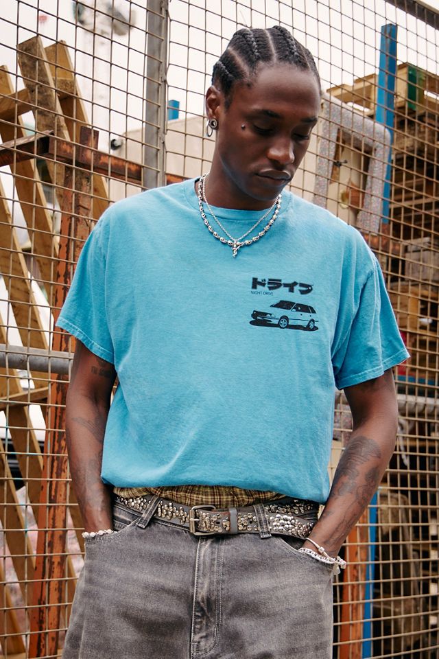 T-shirt UO Voiture Bleue #1