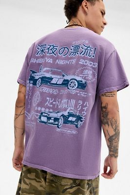 UO Purple Asiatic Car T-Shirt