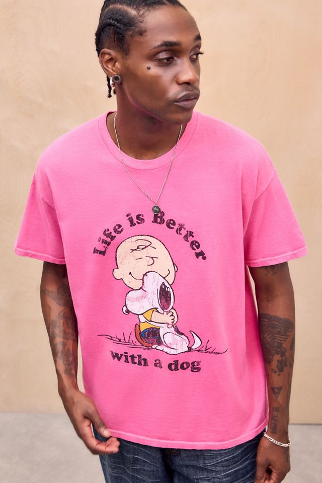 UO Pink Snoopy Freunde T-Shirt #1