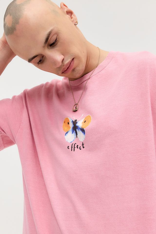 UO Pink Schmetterling T-Shirt #1