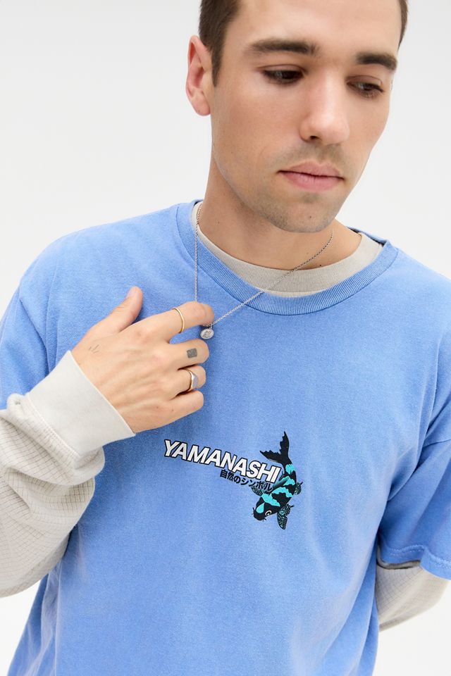 UO Blaues Yamanashi T-Shirt #1