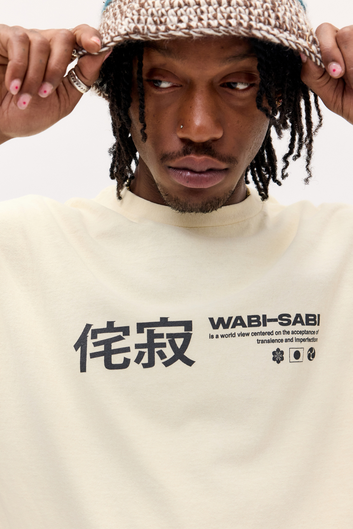 UO Ecru Wabi Sabi T-Shirt