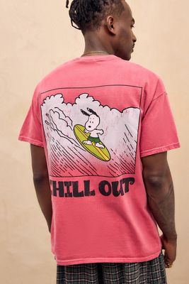 Camiseta UO Roja Snoopy Relájate