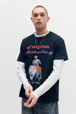 T-shirt UO noir Honda Racing
