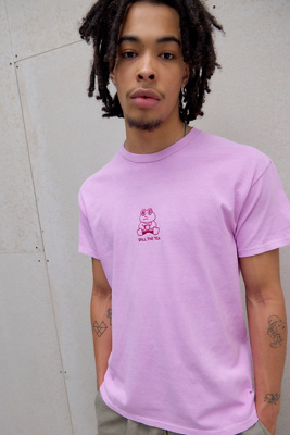 UO Pink Spill The Tea T-Shirt | Urban Outfitters UK