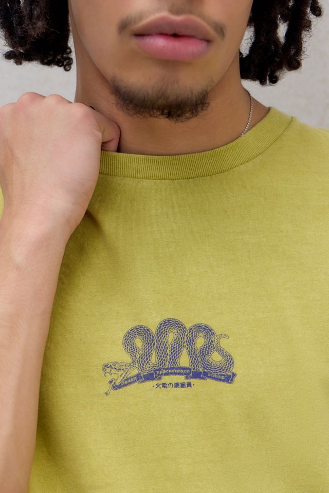 T-Shirt Grunge UO Serpente Lime #2
