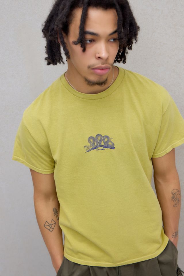 T-Shirt Grunge UO Serpente Lime #3