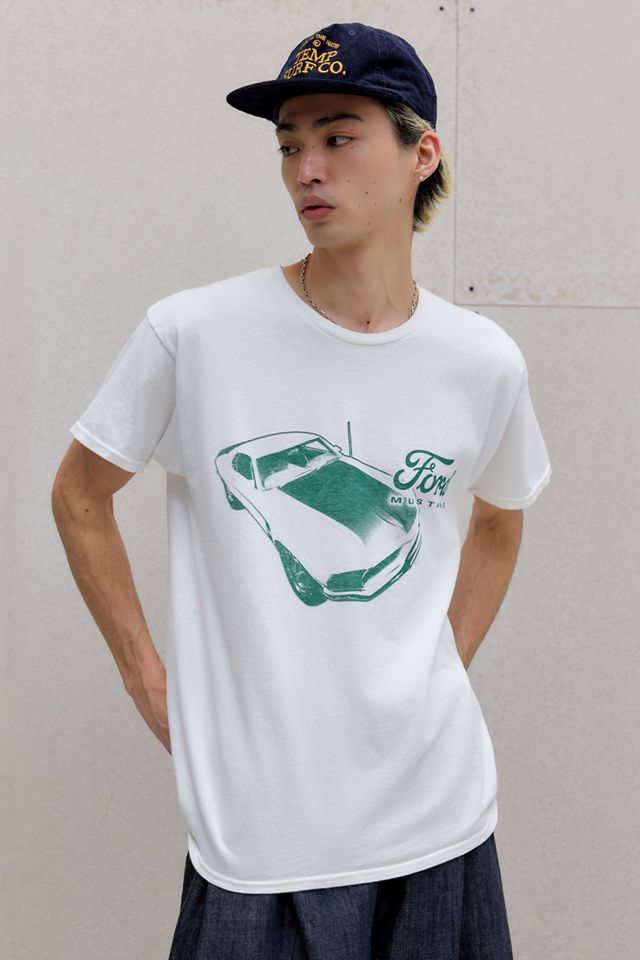 UO White Ford Mustang T-Shirt #1
