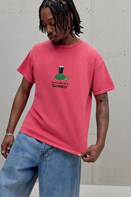 T-shirt Grafica UO Red Guinness Turtle
