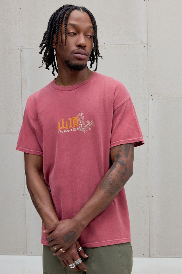 UO Red Mount Fuji T-Shirt #1