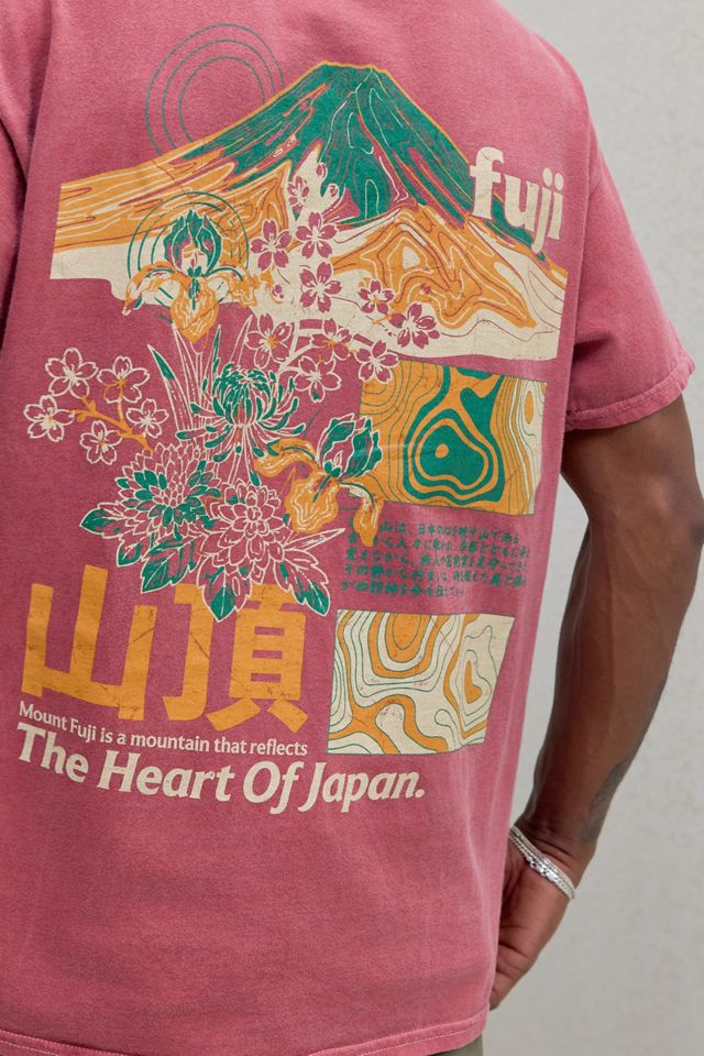 UO Red Mount Fuji T-Shirt #3