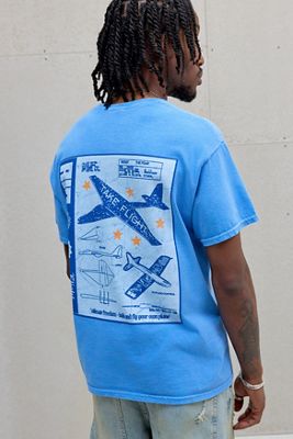 T-Shirt UO Modellino Aereo Blu