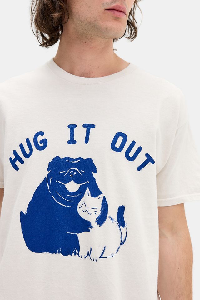 UO Ecru Hug It Out T-Shirt #2