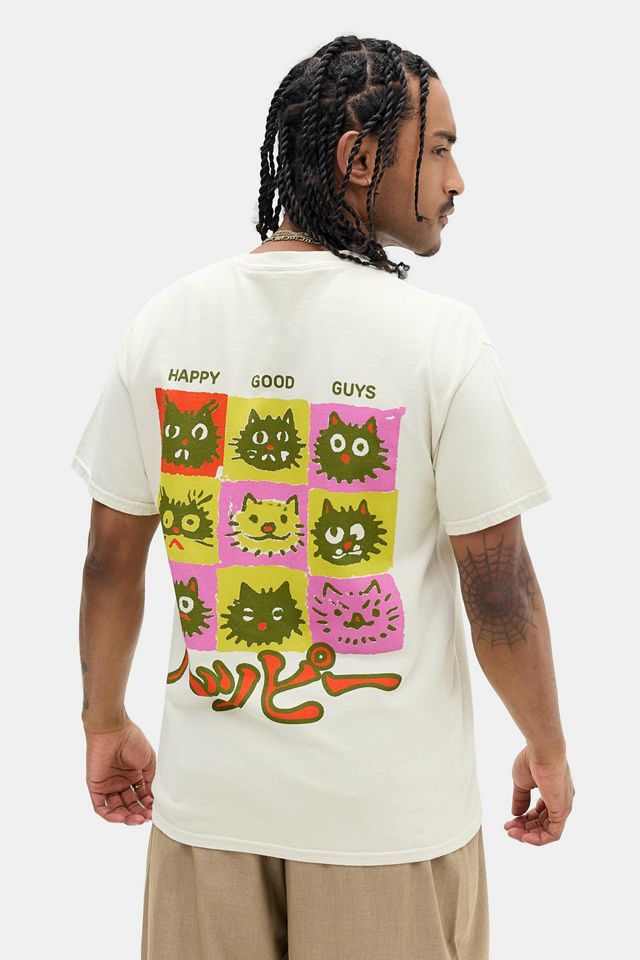 UO Ecru Happy Good Guys T-Shirt #3