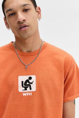 T-Shirt UO Arancione WFH