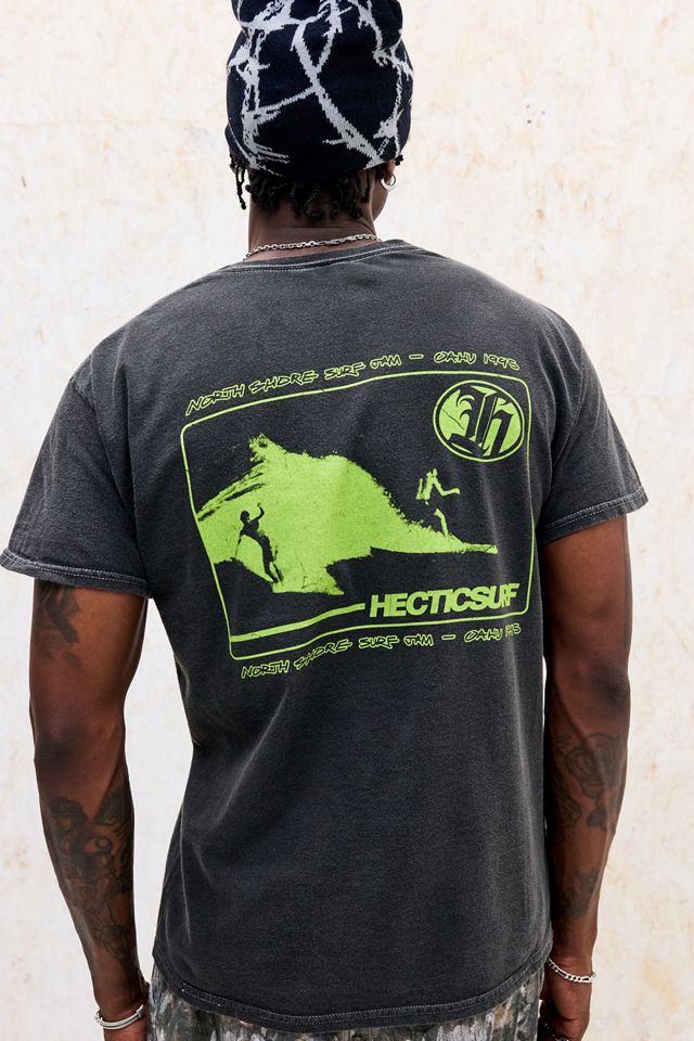 UO Black Hectic Surf T-Shirt #1