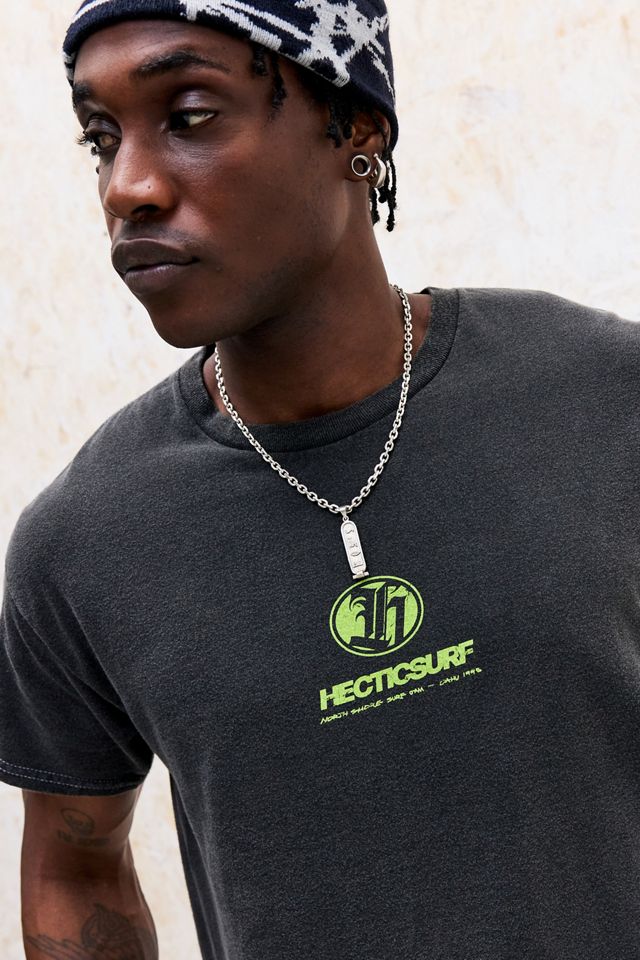 UO Black Hectic Surf T-Shirt #3