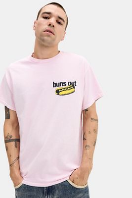 T-shirt UO Hot Dog Rose