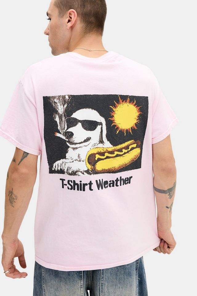 T-shirt UO Hot Dog Rose #1