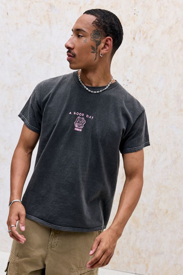 T-Shirt UO Good Day Cat #3