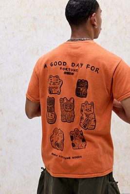 T-shirt UO con Grafica Gatto Good Day