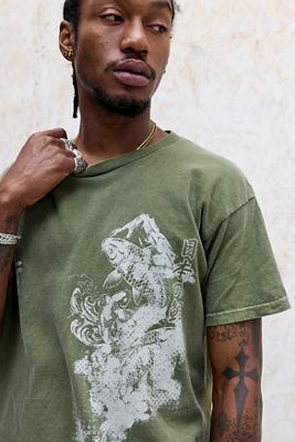 T-shirt UO Green Koi