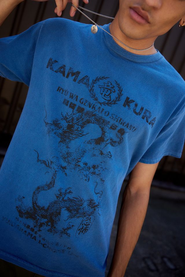 UO Blue Kama Kura T-Shirt #3