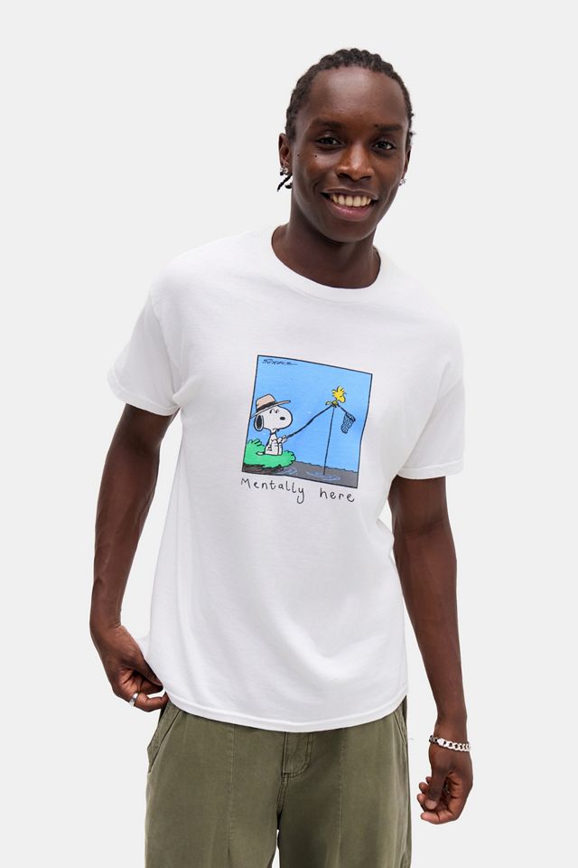 T-shirt graphique UO Snoopy pêche #1