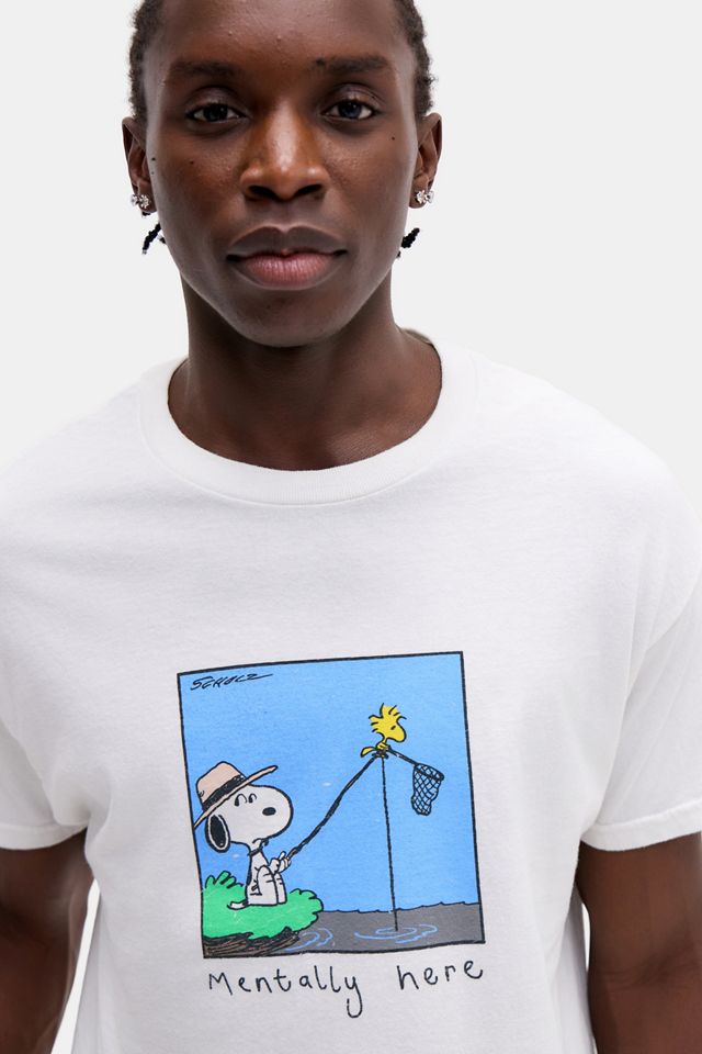 T-shirt graphique UO Snoopy pêche #2