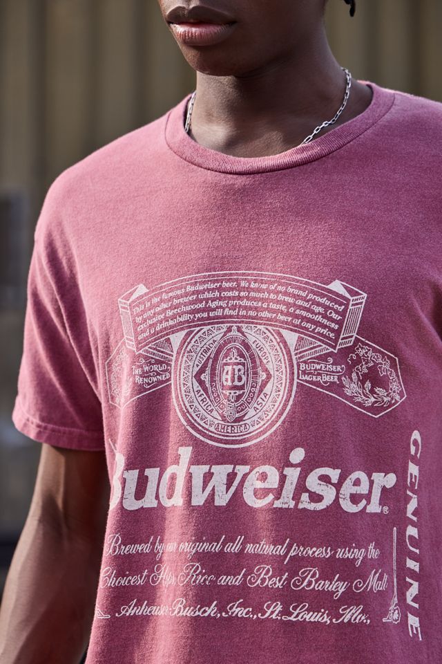 T-shirt grafica UO bianca con logo Budweiser Heritage Script #2
