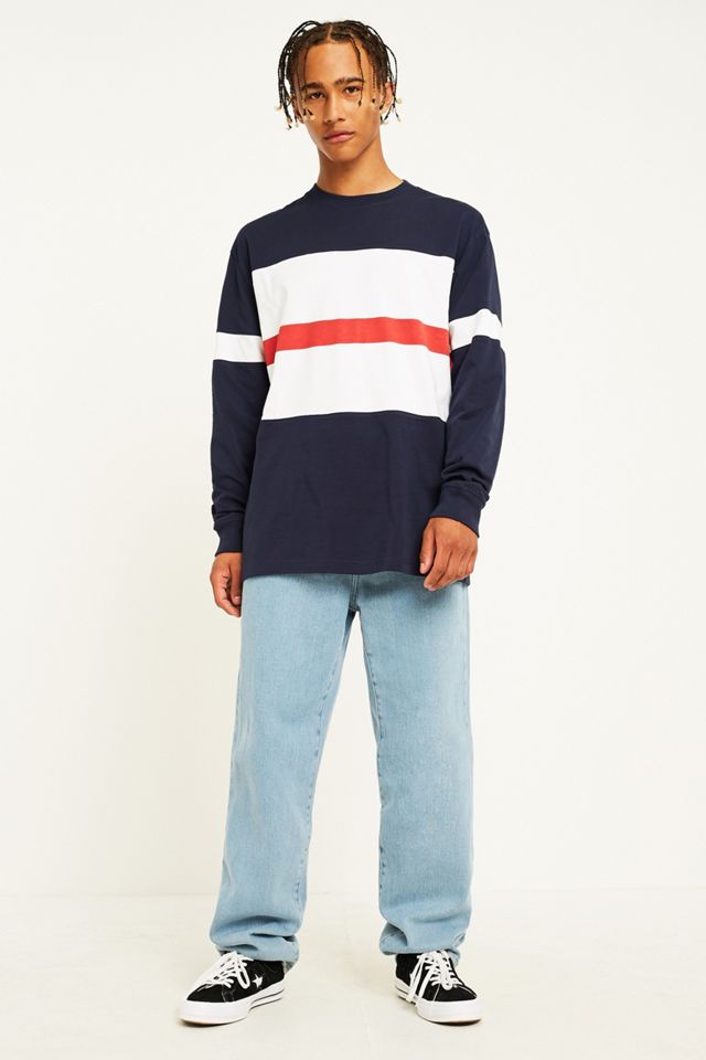 Orsman – Longsleeve „Bow“ in Marineblau mit Streifendesign #4