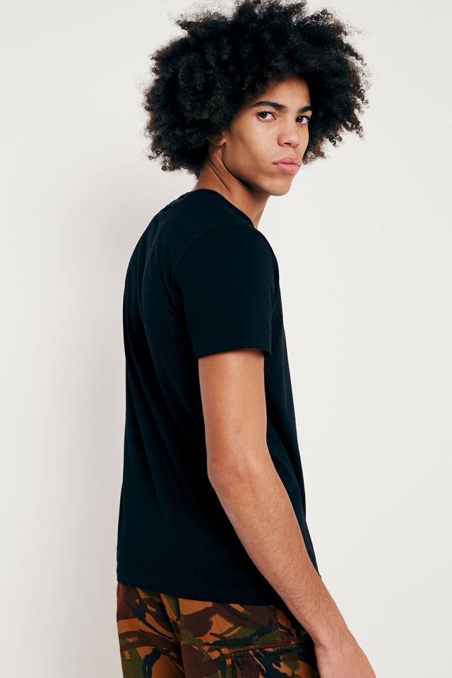 Cheap Monday Iridescent Skull Black Short-Sleeve T-Shirt #2