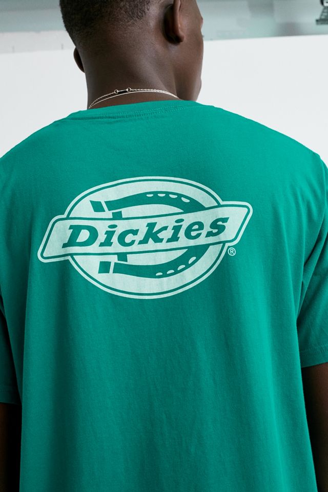 Dickies - T-shirt bleu sarcelle avec logo fer à cheval, exclusivité UO #1